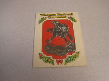 McDonalds 1983 Norman Rockwell Ornament - Grandfather & Grandson on Hobby Horse picture