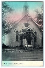 c1910's ME Church Scene Street Slayton Minnesota MN Posted Antique Postcard picture