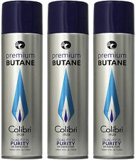 3 Pk Colibri Premium Lighter Butane Refil Fuel 162g 10.1oz 300ml Canister 9111-3 picture