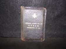 Wheeling WV, Nelson Lodge No.80, Masonic leather Business Card Holder,  picture
