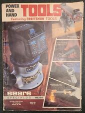 1983/84 Power Hand Tools Featuring Craftsman Tools Storage Sears Special Catalog picture