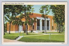 Postcard Museum of Fine Arts City Park Little Rock Arkansas picture