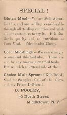 ADVERTISING - Animal Feed - 1885 - Middletown, NEW YORK picture
