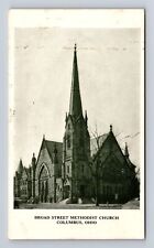 Columbus OH-Ohio, Broad Street Methodist Church, Religion, Vintage Postcard picture