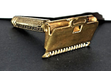 Ever Ready Razor Pat'd 1912 GOLD Ornate Handle USED As Is Single Edge Safety picture