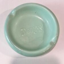 Vintage & Very Rare Denny's Mint Green Ashtray. Restaurant Advertisement picture