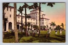 Sebring FL-Florida, Harder Hall, Advertising, Antique, Vintage Postcard picture