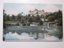 Ausable Chasm New York Hotel Ausable Chasm From The Eddy Vintage Postcard picture