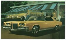1971 Pontiac Grand Ville 4-Door Hardtop: Original Dealer Promo Postcard UNUSED picture