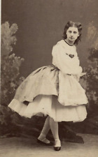 CDV Vintage Photographs Disderi Leontine Beaugrand Opera c. 1870 picture