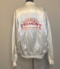 Vintage Fremont Hotel and Casino Las Vegas Satin Jacket Size XL Needs Dry Clean picture