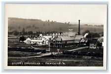 c1910 Borden's Condensery Norwich New York NY Factory RPPC Photo Postcard picture