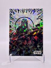 1/1 CUSTOM ART CARD STAR WARS BLACK & WHITE  REPAIRING THE FALCON picture