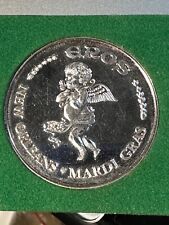 KREWE OF EROS 1973 ~.999 Silver Mardi Gras Doubloon~Salute to Marching Clubs 1oz picture
