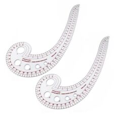2x French Curve Ruler Sewing Comma Shaped Drawing Template for Drafting Clothes picture