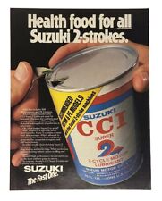 1978 Suzuki CCI Super 2-Cycle Motor Oil Lubricant Lube 2-Stoke Original Print Ad picture