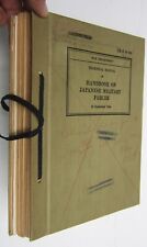 1944 US War Dept Handbook on Japanese Military Forces: 1991 reprint picture