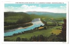 Wyalusing Pennsylvania c1920's Roosevelt Highway, U. S. 6, Susquehanna River picture
