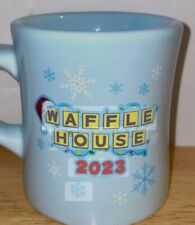 Waffle House Coffee Mug Cup Christmas / Holiday 2023 Tuxton Blue NEW picture