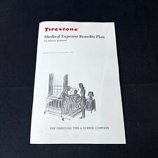 vintage 1974 Firestone Medical Expense Benefits Plan Employee Brochure  picture
