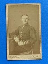  GERMAN SOLDIER Cabinet Card PHOTO c 1900 Pre WW1 WWI Boxer REBELLION Germany  picture