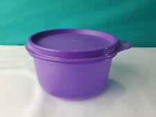 Tupperware Replacement Dip Dish bowl & Seal 400ml / 15oz Serving Center Purple  picture