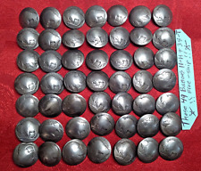 49 Real USA Buffalo Indian Head Nickel Domed Shank Coin Buttons 3/4