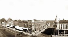 Business District, Grundy Center, Iowa - 1908 - Historic Photo Print picture