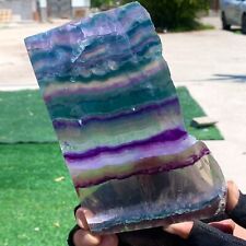1.28LB Natural beautiful Rainbow Fluorite Crystal Rough stone specimens cure picture