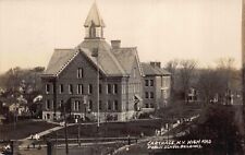 Real Photo Postcard High & Public School Buildings in Carthage, New York~121658 picture