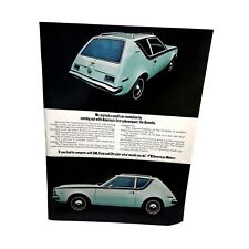 1970 1971 American Motors Gremlin Car Vintage Print Ad 70s picture