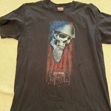Harley Davidson Large T Shirt Black Old Dominion HD Shalotte Nc Tee picture