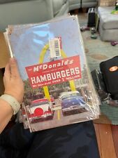 Mcdonald's W/ Classic Cars Metal Sign New SEALED Has Vintage look  picture