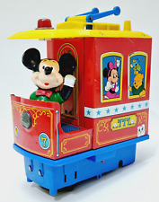 Vintage Walt Disney Micky Mouse Trolley 777 Trade Mark Modern Toys - Super Rare picture