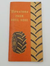 Firestone farm Noteboook 1952-1954 picture