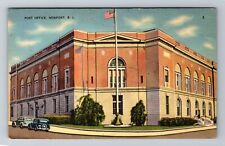 Newport, RI-Rhode Island, Post Office Building Antique Souvenir Vintage Postcard picture
