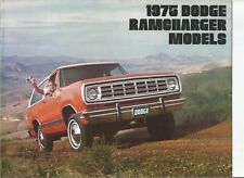 Original 1975 Dodge Ramcharger  Truck Dealer Sales Brochure, catalog.   picture