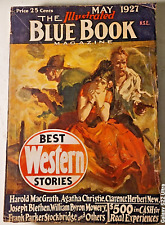 Blue Book Magazine May 1927 Agatha Christie Hercule Poirot picture