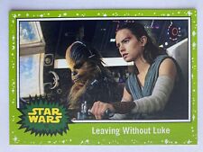 2019 Topps Star Wars Journey to Rise of Skywalker Green #53 Leaving Luke picture