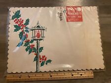 VTG Betty Brite Paper Christmas Placemats Lot of 30 NOS picture