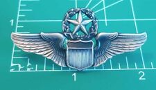 VINTAGE IIC GI US Air Force Air Command Pilot Wings Pin Non Sterling NO BACK picture