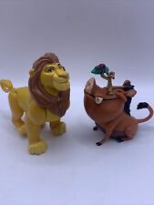 VTG Disney The Lion King Mufasa Timon Pumbaa Figures PVC Burger King Applause picture