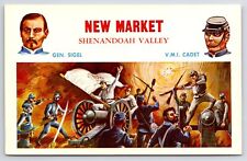 Civil War Battle~New Market VA~Shenandoah Valley 1864~Sigel vs VMI Cadets~1950s picture
