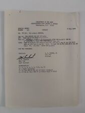 Special Order For Army Soldier To Report To Flight At For McNair 1968 picture