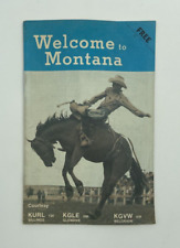 Original Rare Vintage Welcome to Montana Booklet 1970s Billings Advertising picture