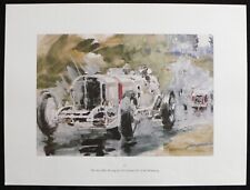 '31 German Grand Prix Nürburgring Caracciola MERCEDES SSKL Walter GOTSCHKE Print picture