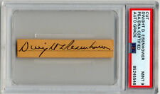 President Dwight D. Eisenhower Boldly Signed Cut PSA Mint 9 picture