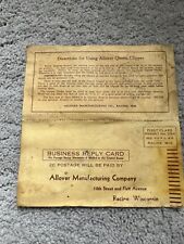 Vintage Allover Manufacturing Postcard Clippers Racine Wisconsin  picture