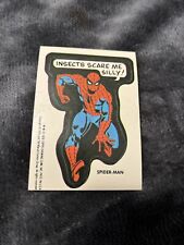 1976 Topps Marvel Super Heroes Sticker White Back Spiderman picture