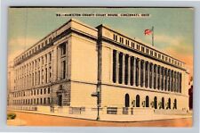 Cincinnati OH-Ohio, Hamilton County Courthouse Vintage Souvenir Postcard picture